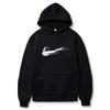 Herren Damen Kapuzenpullover Winter Fleecegefüttert Oversized Lässig Sportbekleidung Langarm Baumwollmischung