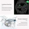 OLEVS Fashion Creative Hollow Design Watch Women Top Brand Luxury Automatic Mechanical Waterproof Women's Watches Reloj Mujer