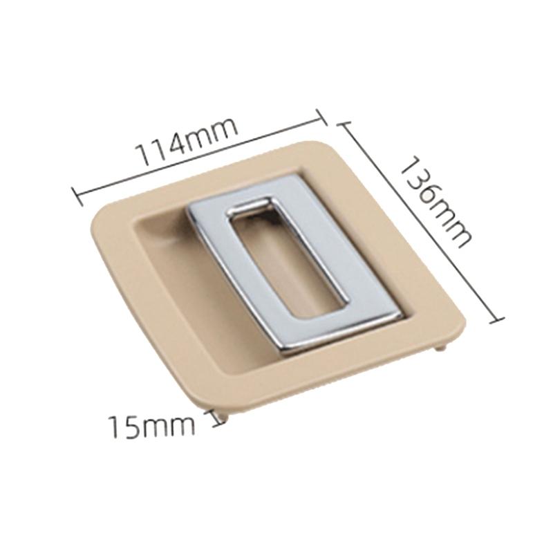 Car Trunk Liner Cover Handle Trunk Carpet Handle For Porsche Cayenne Panamera 2010-2016 Trunk Floor Handle Metal Parts Black