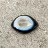 Banded Eye Agate Gemstone, 37.55 Carat Stone, 26x17x10 MM Size.