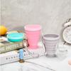 300ml Foldable Silicone Mug, Portable Outdoor Camping Travel Cup, Lightweight Coffee Tea Water Bottle for Sports