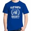Flat Earth Society Fashion Graphic T Shirts Summer Tees Tops Cotton Oneck New Shirts And Tshirts Unisex Unisexs Print T Shirt