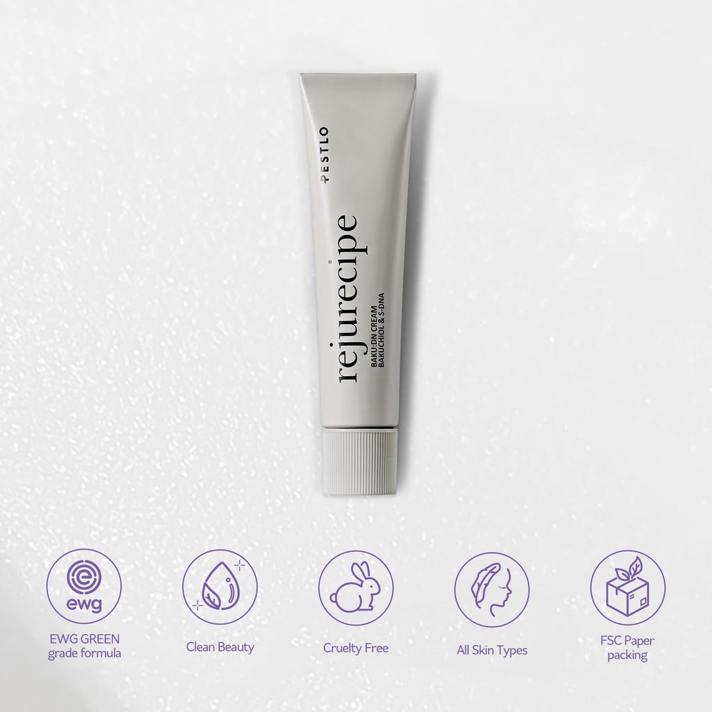 Peslo Rilju Recipe Baku:DN Cream 30ml Hyaluronic Acid Spot Prevention Wrinkle Improvement Moisturizing Skin Texture Care Korean Cosmetics