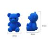 1PC Solid Colored Stereo Simulation Bear Miniatures Sitting Bear Creative Ornament Desktop Decoration DIY Jewelry Cute Animal