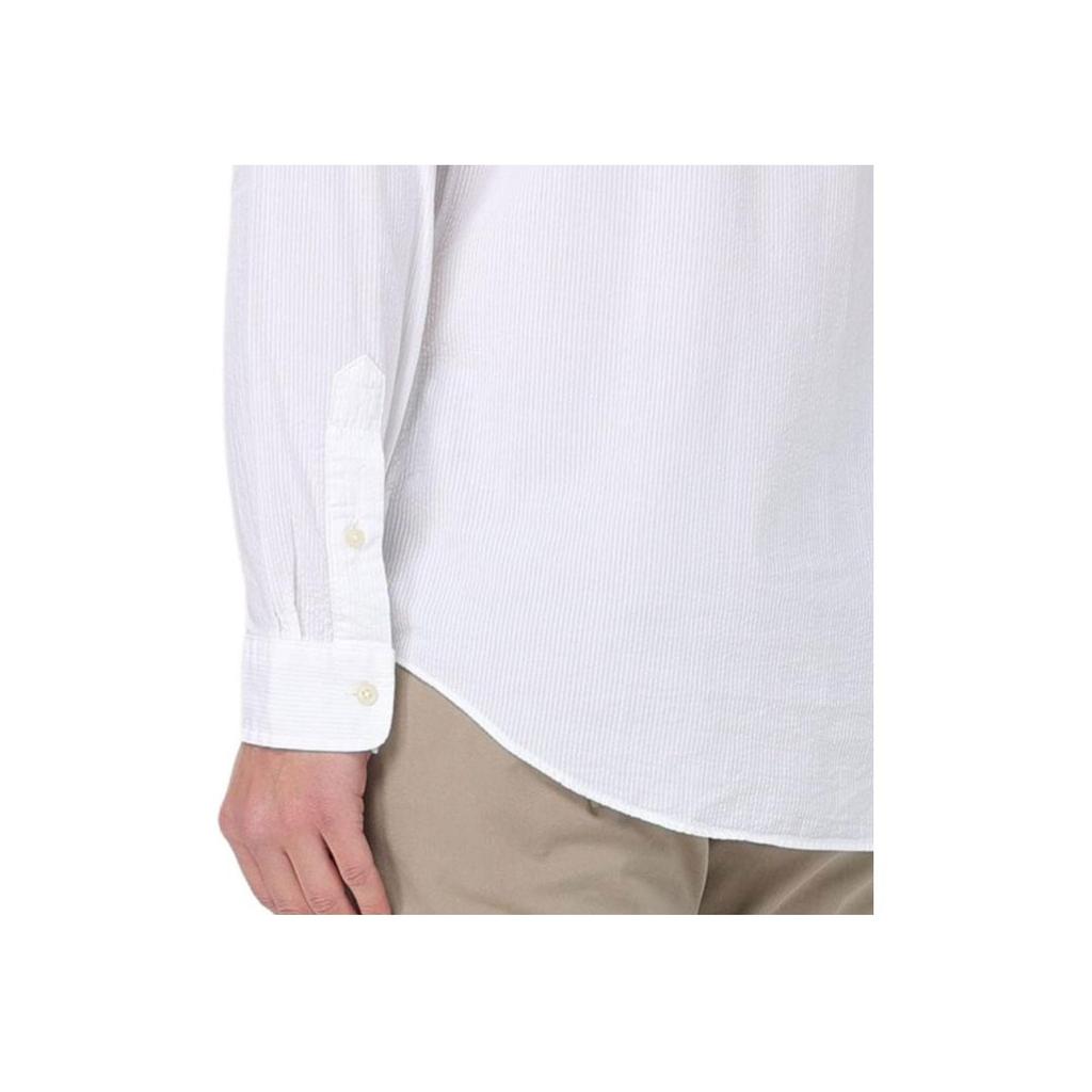 Polo Ralph Lauren Solid Color Button Long Sleeve Shirt Men Shirts White 710938519-001