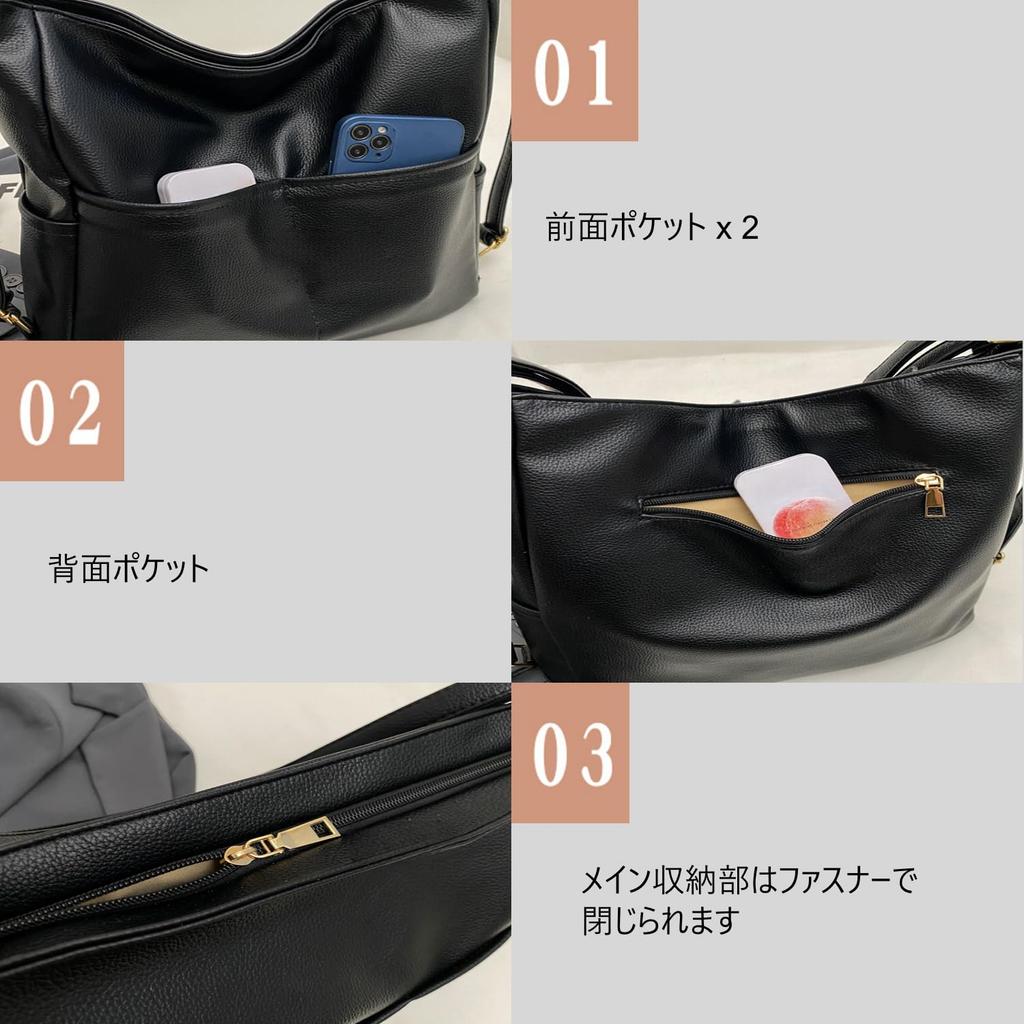 Welltude Damen-Tragetasche, Umhängetasche, Crossbody-Tasche, Großes Fassungsvermögen, A4-Format, Perfekt für den Arbeitsweg und Reisen, PU-Leder, Mit Reißverschluss (beige)