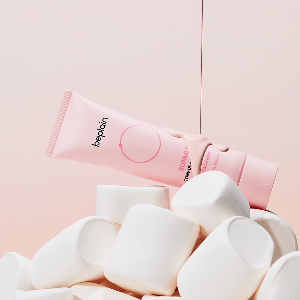 BEPLAIN Sunmuse Tone Up and Correcting Sunscreen Peach Pink SPF50+ PA++++ 50ml Brightening UV Protection