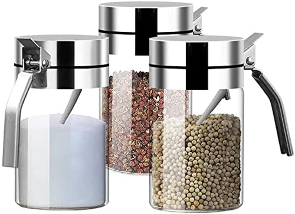 300ml Spoonful of Sugar and Salt In a Spice Bottle for Home Kitchen Use