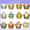 Forest Theme Animal Cartoon Lion Elephant Hedgehog Pattern Cake Decoration Edge