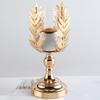 Candle Holder Gold Ornament for Dinner Wedding Desktop Anniversary Decoration