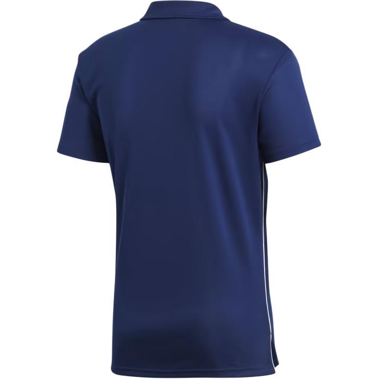 Adidas Originals Core 18 Climalite AEROREADY Logo Pattern Pullover Short Sleeve Polo Shirt Men Polo Shirts Dark-Blue White CV3589