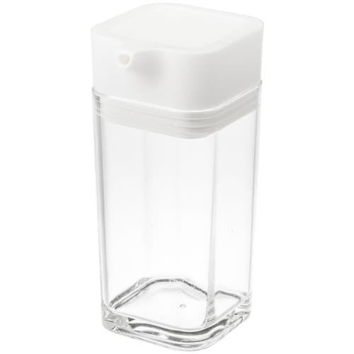 Yamazaki Industries Push-Button Soy Sauce Dispenser, Aqua, White, 2883