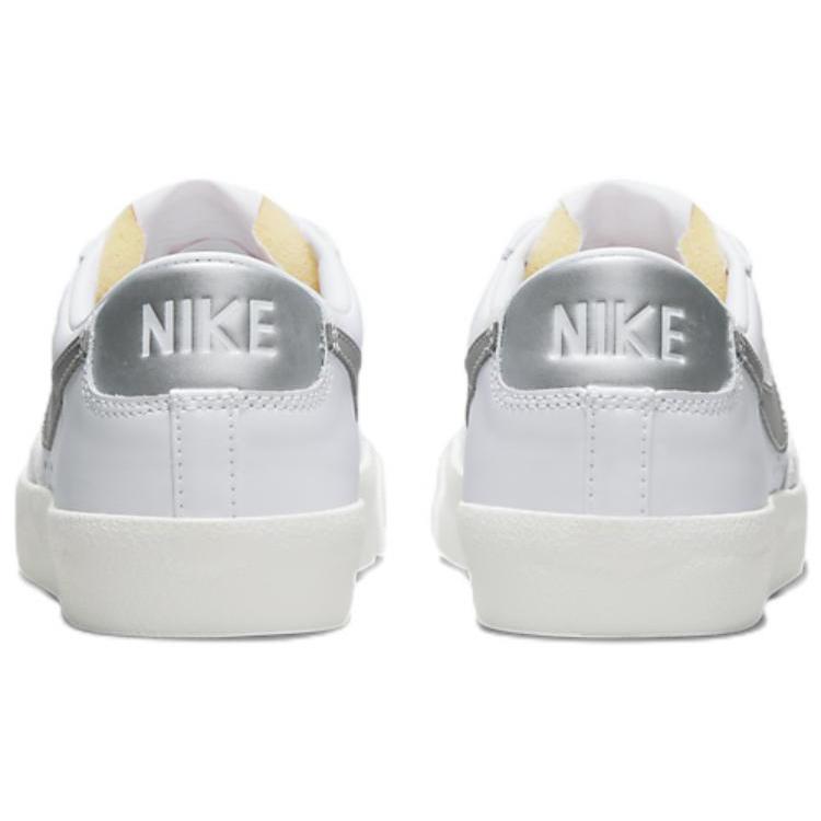 Nike Blazer Low 77 Weiß Metallisches Silber Damen DC4769-113