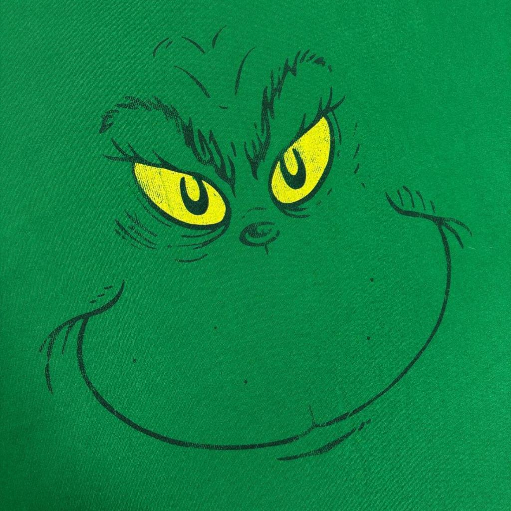 [USED] XLUS Vintage Anime T-Shirt Dr. Seuss The Grinch Picture Book Movie