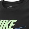 Nike Casual Sports Breathable Letter Print Short Sleeve T-Shirt Men Tops Black DB6523-010
