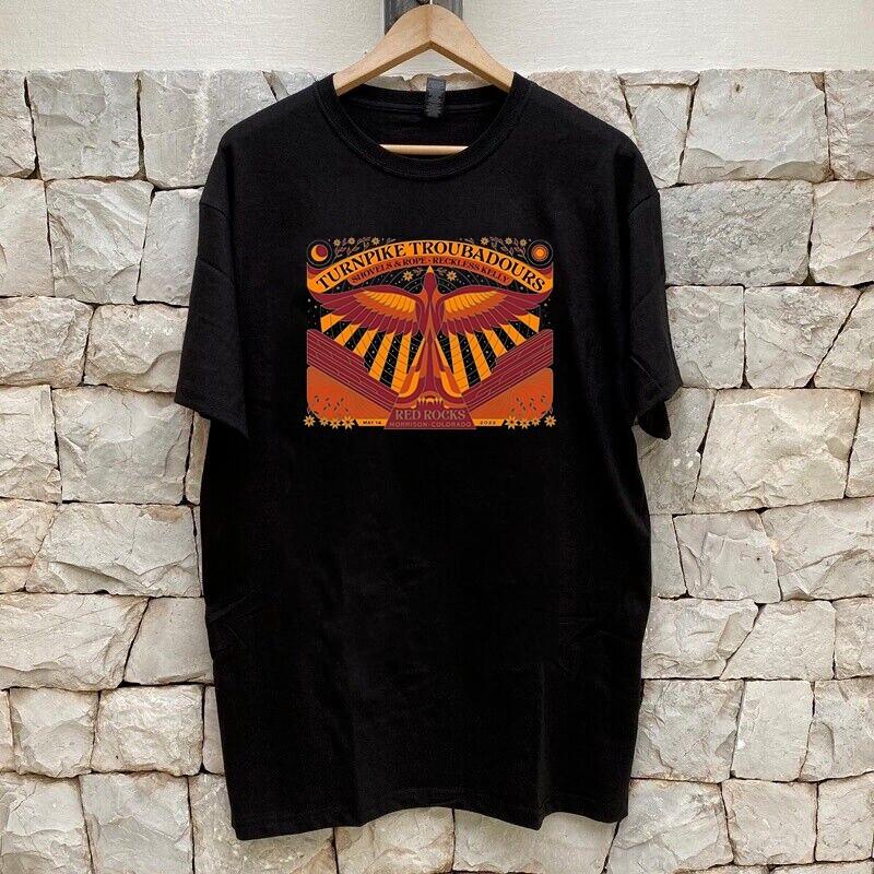 New Turnpike Troubadours Band Red Rocks 2022 T Shirt Full Size S-5XL FH311 XL