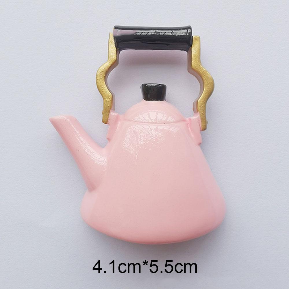 Mini Kitchen Supplies Cute Girl Series Creative Resin Refrigerator Magnet Simulation Food Ice Cream Sticker Decoration Gift