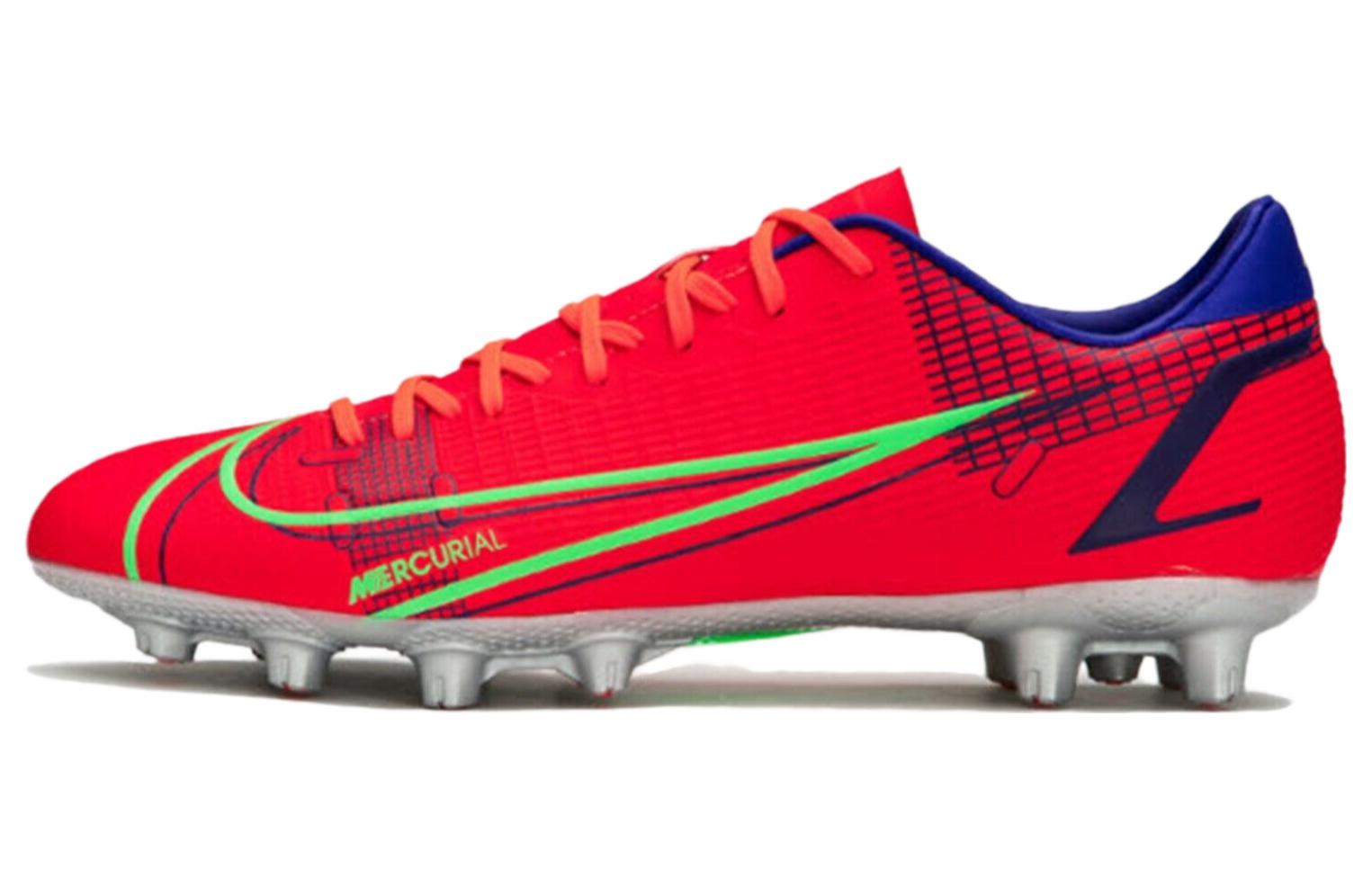 

Nike Mecurial Vapor 14 Academy HG Hard Ground Cleats Bright Crimson Indigo Burst CV0970-600 43