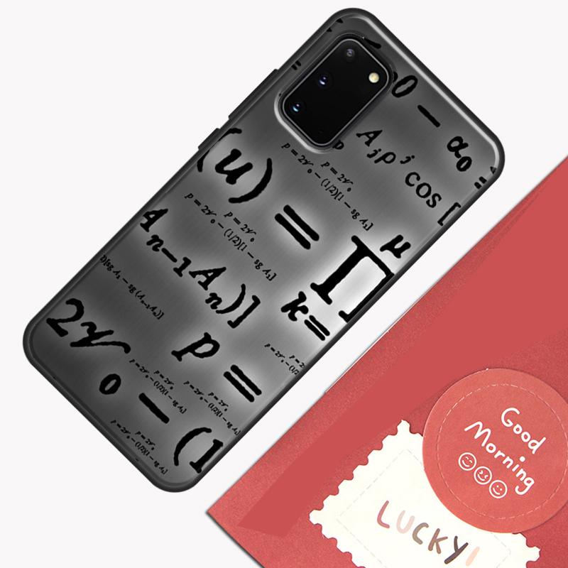 E=mc2 Mathematical Physical Formula Phone Case For Samsung Galaxy S23 Ultra S20 S21 S22 S24 S25 Plus S9 S10 S24 FE Cover Shell