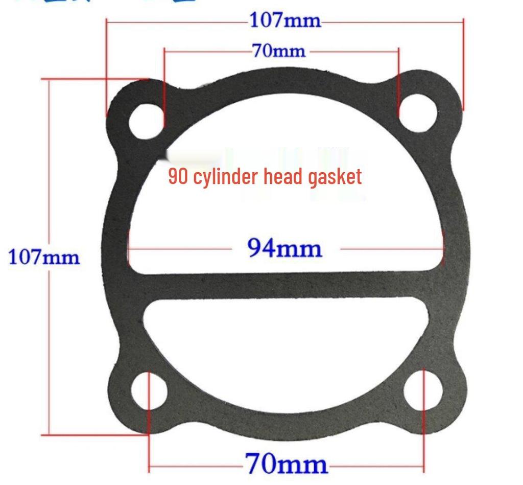 Air Compressor Head & Cylinder Seal Kit: Paper, Steel Wire, Asbestos Gaskets & 3P Air Rod Gasket