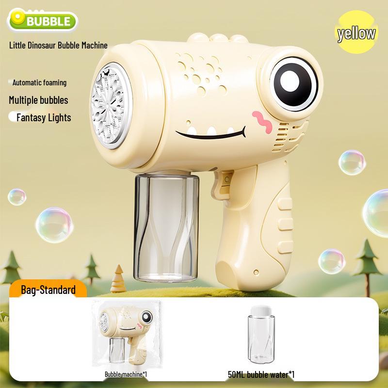 Gatling Bubble Gun: Automatic Electric Handheld Bubble Maker for Kids