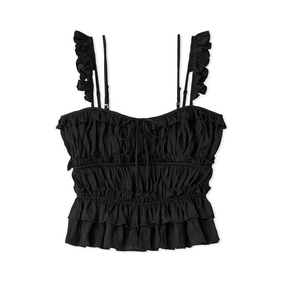 [Sneider] Washer Pleated Cami SWFB251171 Women s