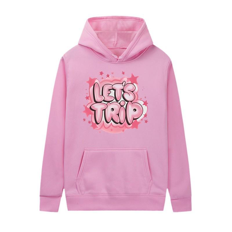 Unisex Kapuzenpullover mit Cartoon-Muster – Fleece, Mehrfarbig, Herbst/Winter Schwarzer Hoodie