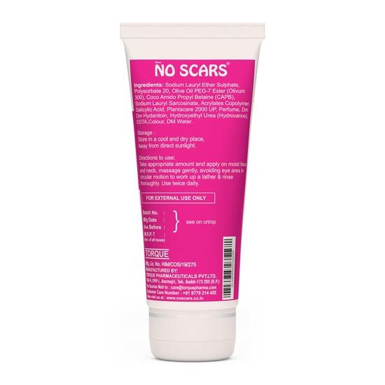 NO SCARS Aloevera Face Wash For Deep Cleansing | Clear Skin, Reduce Acne, Scars For Acne Prone Skin - Men & Women 60Ml (Pack Of 6)