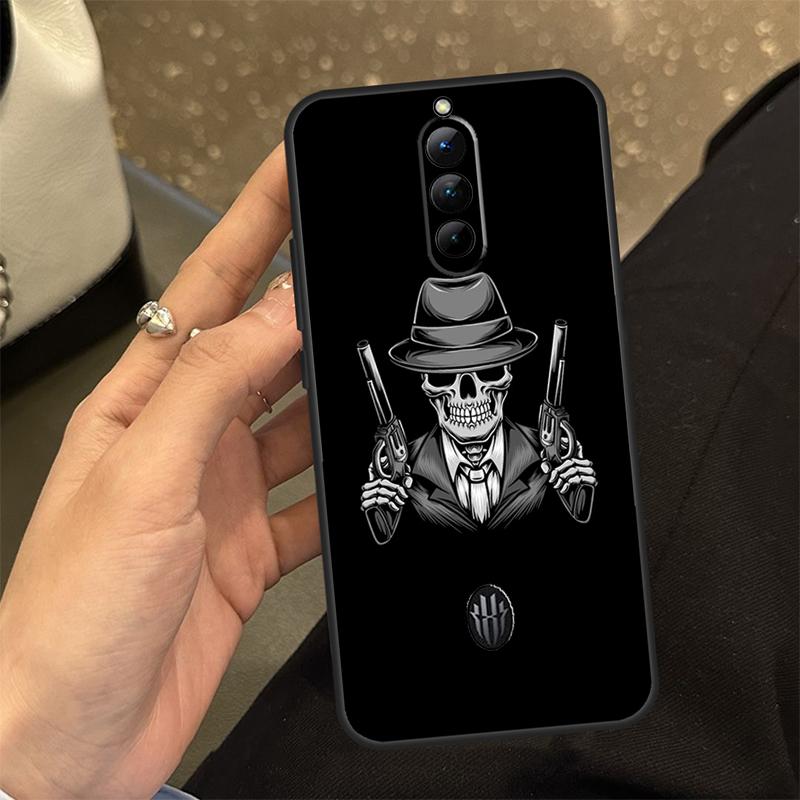 

Death Skull Bones Clown Circus Case For Nubia Red Magic 8 8S Pro Plus 6 7 8 Pro 6S 7S Pro 6R 5S 5G Soft Protection Capa RedMagic 8S Pro Plus