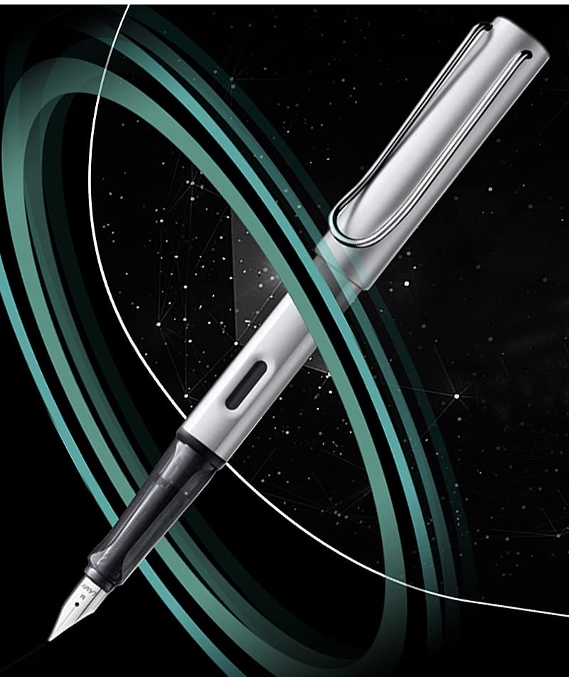 LAMY Fountain 2022 Limited White Silver Extra Fine AL-Star Pen, Edition, (EF Nib)
