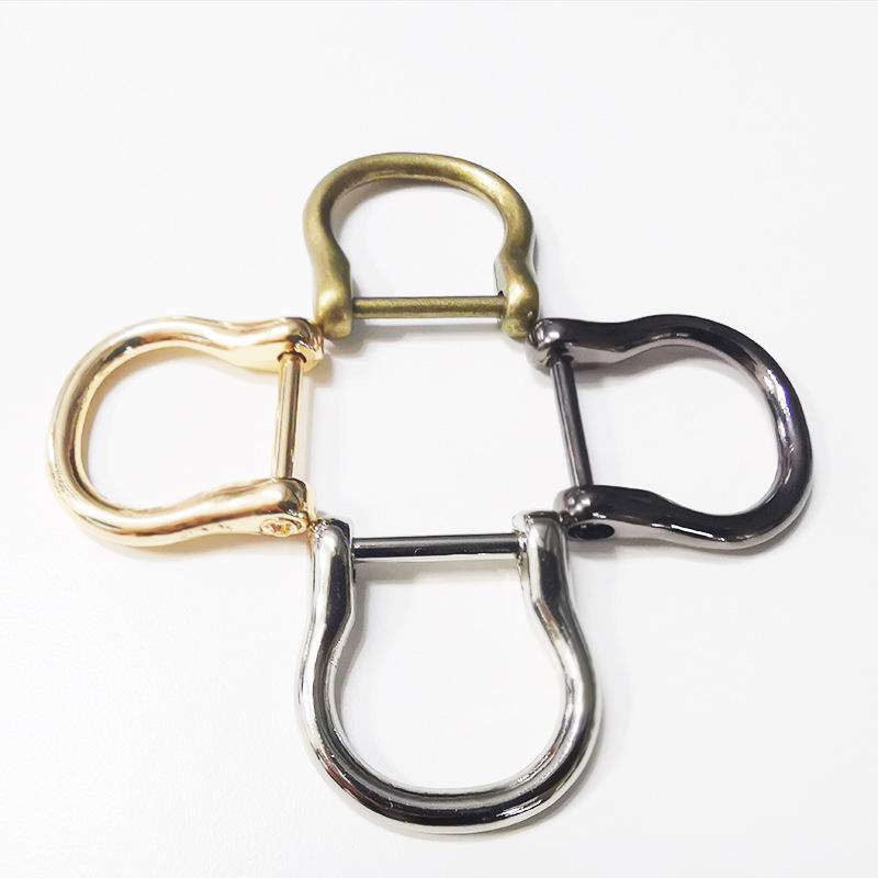 Boucle amovible en D en forme de U pour sacs pour femmes - Accessoire de quincaillerie DIY