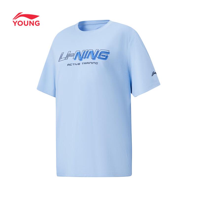 LI-NING Youth Quick-Dry Short Sleeve T-Shirt 140