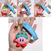 Portachiavi Adorabile di Kirby Carino Accessorio per Chiavi dell'Auto Per Coppie e Decorazione per Borsa