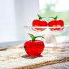 Realistisches Glasfrucht-Briefbeschwerer Miniatur-Glasfrucht-Statue Tischdekoration für Schreibtisch oder Regal