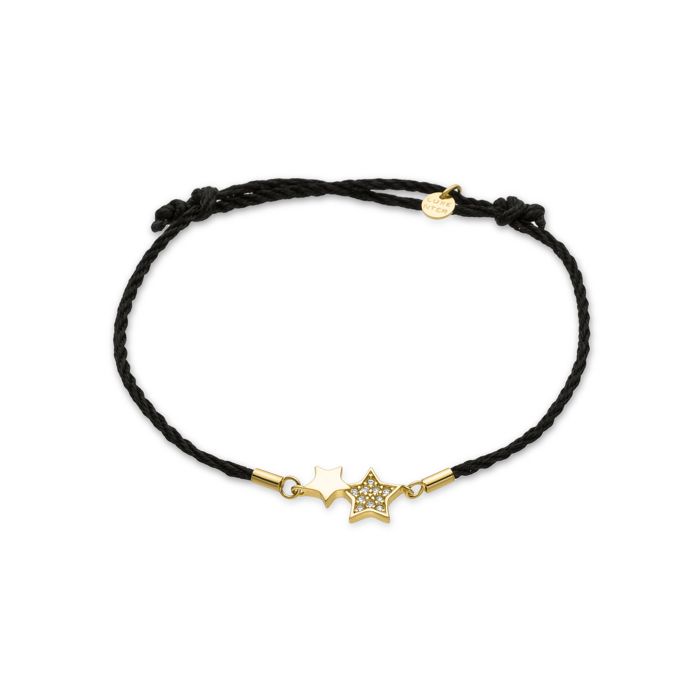 Bracelet - LUXENTER - Hudap - Argent 925 - Finition or Jaune 18k - Zircone Brillante