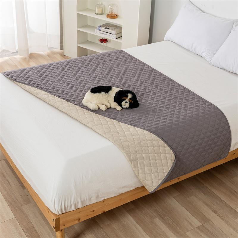 

Waterproof Bedspread Pets Dog Cat Kids Urine Pad Bed Sheet Cover Quilted Mattress Pads Washable Mattress Protector Covers Solid Q16291QQ-75x180cm(30x70inch)S
