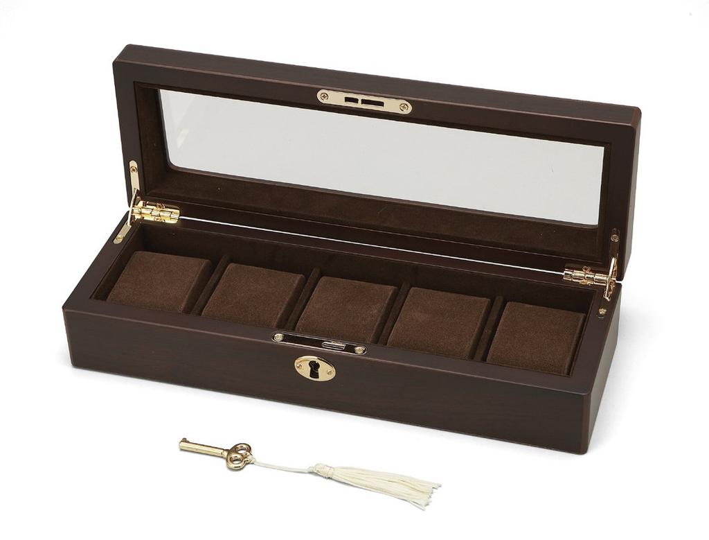 Chaya Sangyo Wooden Watch Case for 5 Watches, 856-120