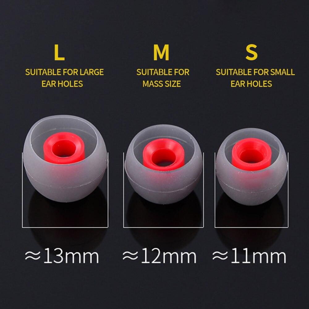 Headphone Accessories Eartip Noise Canceling Ear Plug Airpods Pro Silicone Ear Tips Ear Cap Anti Noise Earpads Earphone Cap
