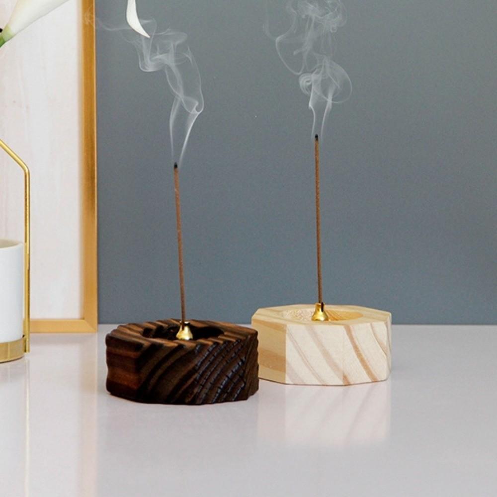 Spiritual Practice Wooden Incense Holder Retro Zen Style Incense Stick Burner Meditation Sturdy Agarwood Tray Tea Ceremony