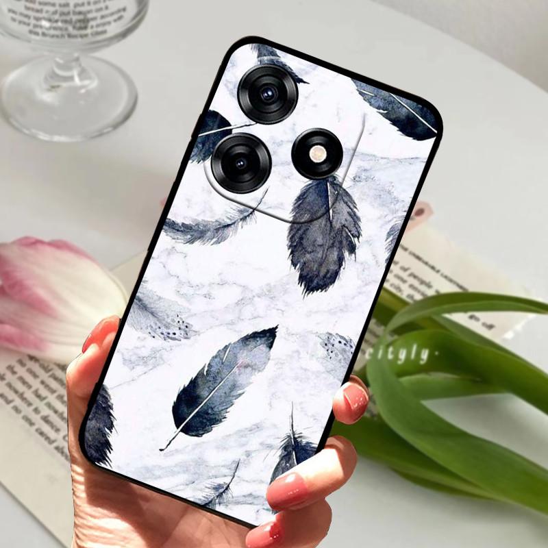 For Tecno Spark 10 Case 6.6" Shockproof Soft Silicone TPU Back Cover for Tecno Spark 10 4G Phone Cases Spark10 Cute Fundas Capa