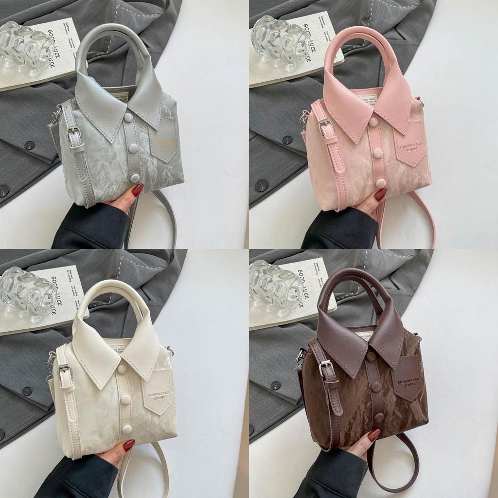 Minimalist Pu Handbag For Women With Zipper Closure For Daily Use