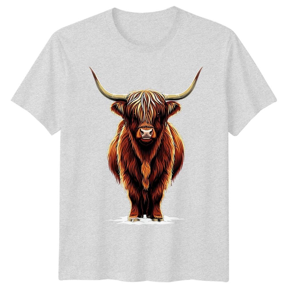 Highland Cow Animals Unisexs Tshirt Unisexs Tee Graphic Unisex Tee