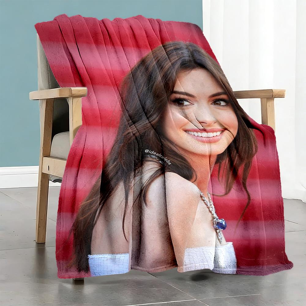 Customize Photos Personalized Picture Blanket Lightweight Personalized Blanket Warmthful Decor for Picnics Bed Bedding Office Chair for All Occasions