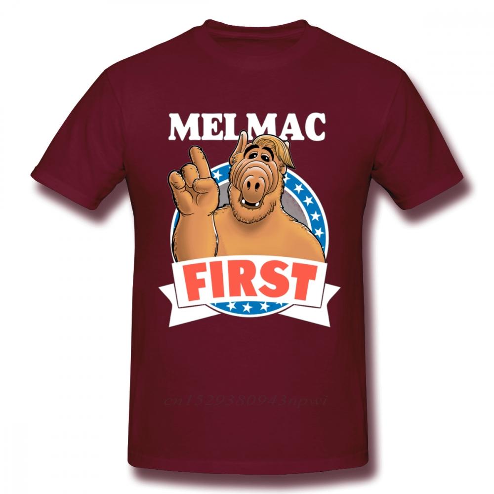 Novelty ALF Melmac First T Shirt For Male Stylish Design Round Collar Life Form Tee Shirt Plus Size S