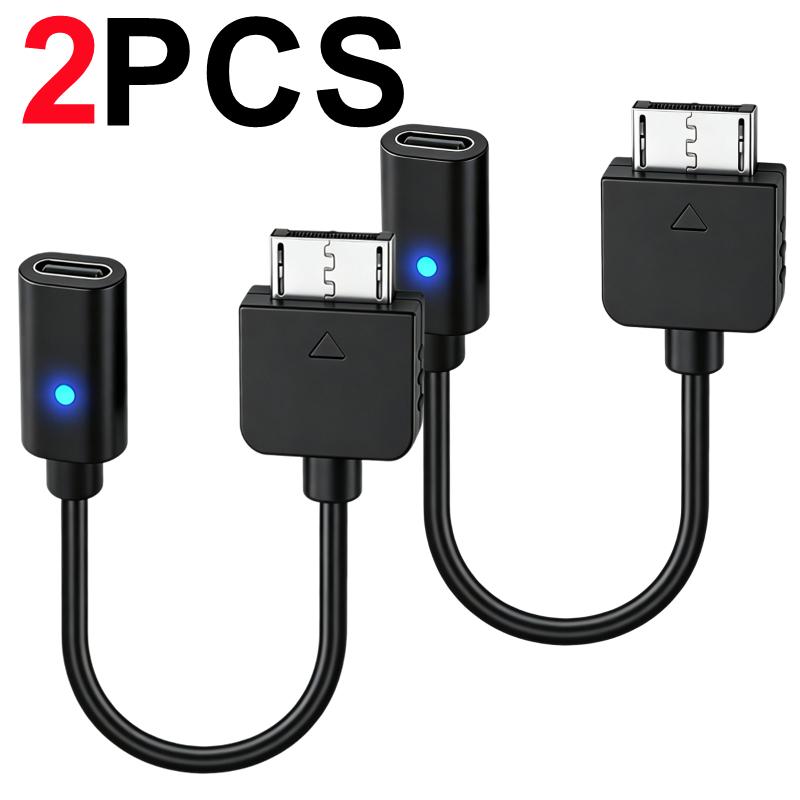 USB Typ C Adapter Ladekabel für PS Vita 1000 Spielkonsole Tragbares Hochgeschwindigkeits-Ladegerät Kabel USB-C Anschluss für PSVita1000