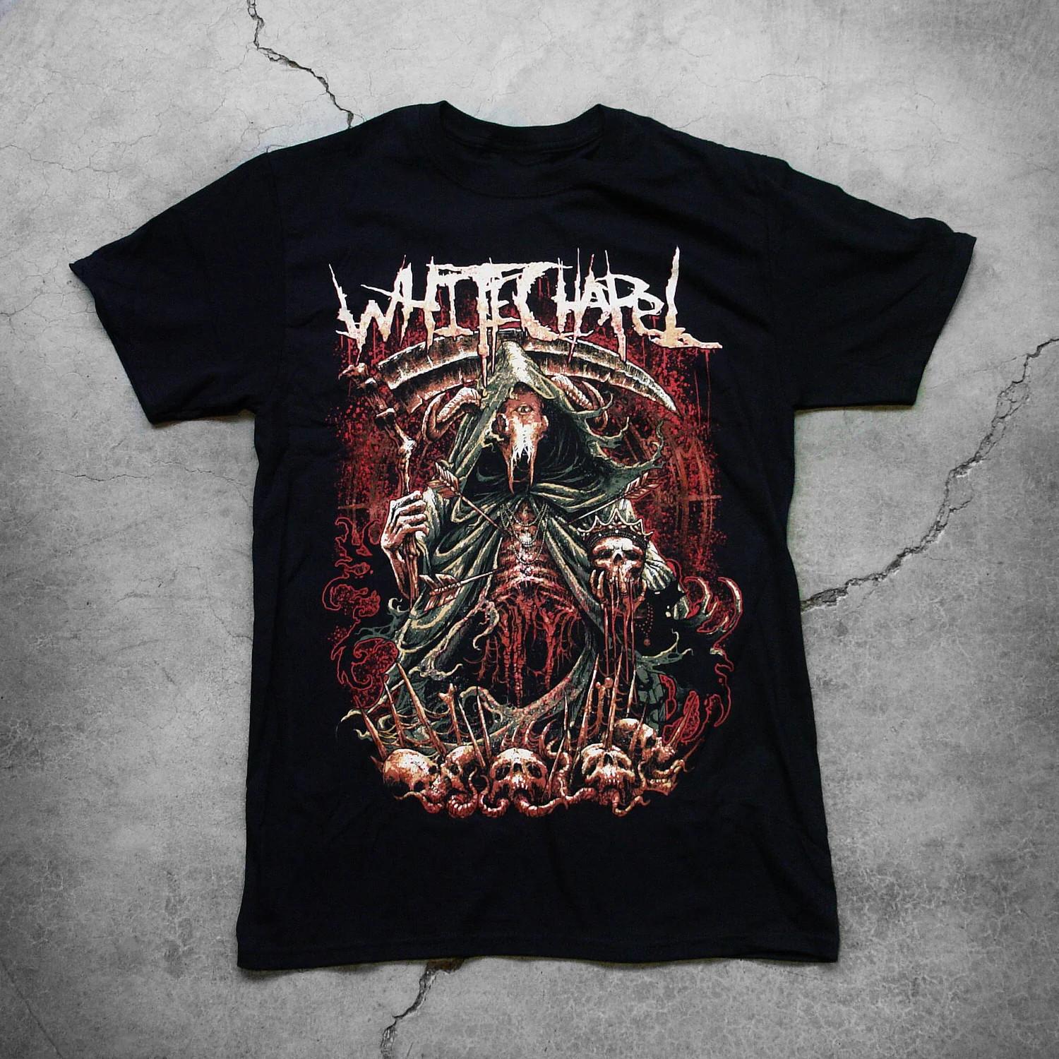 Whitechapel Gift For Fans Black T-Shirt Cotton Full Size XXXXL