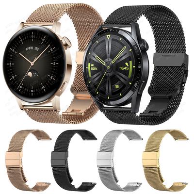 Metal Stainless Steel Mesh Belt Strap For HUAWEI WATCH GT 3 46mm 42mm/GT 2 Pro GT2 Milanese Replacement Band Bracelet Wristband