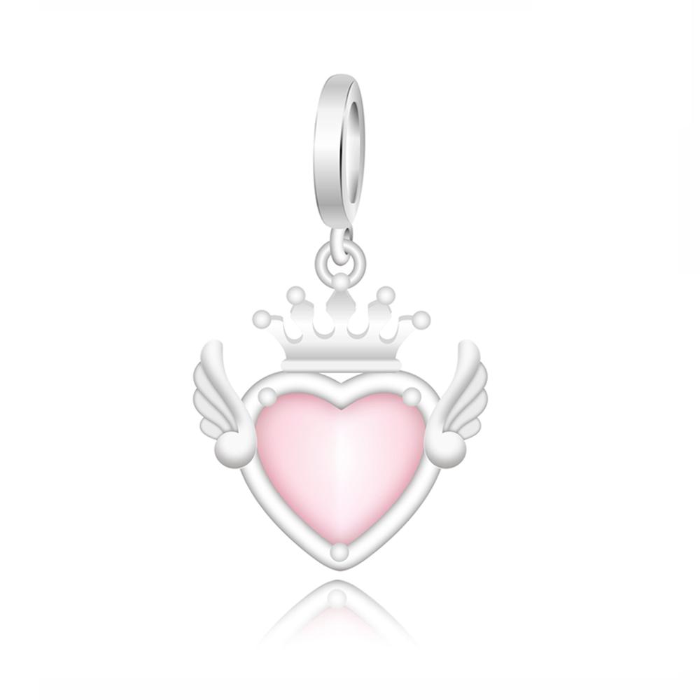 Sparkling Copper French Fries Beads & Ladybug & Firefly Dangle Charm Fit Bracelet Fine Jewelry Gifts