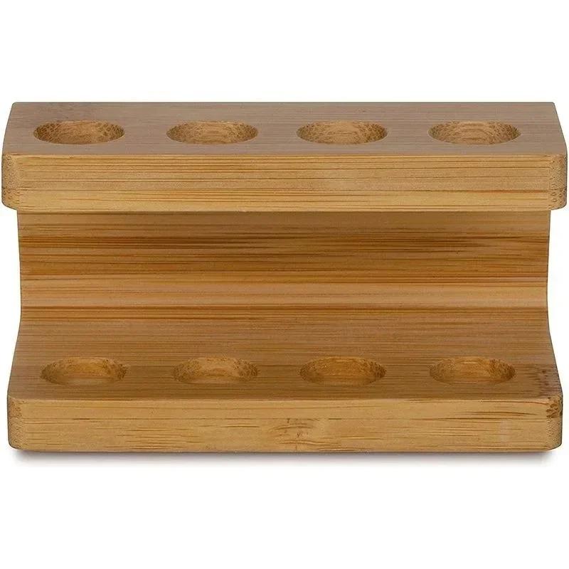 2/3/4 Hole Tooth Brush Storage Rack Home Bathroom Hotel Multi Slot Bamboo Toothbrush Holder Electric Toothbrush Head Holder