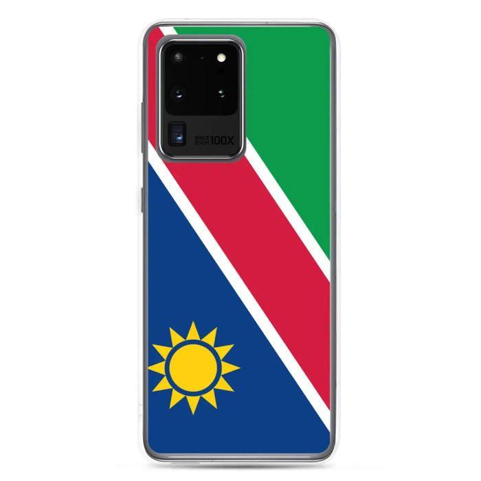 Coque Téléphone - Samsung - Galaxy S20 - Drapeau Namibie - Souple - Multicolore